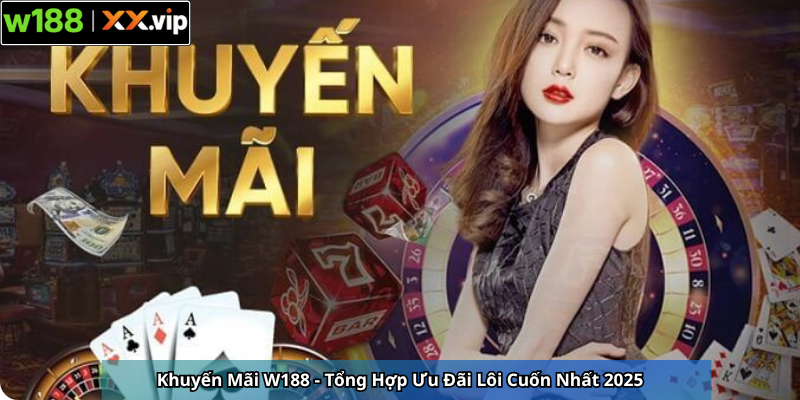 Khuyến Mãi W188 - Tổng Hợp Ưu Đãi Lôi Cuốn Nhất 2025