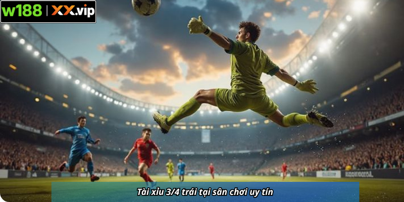 Tài xỉu 3/4 trái tại sân chơi uy tín