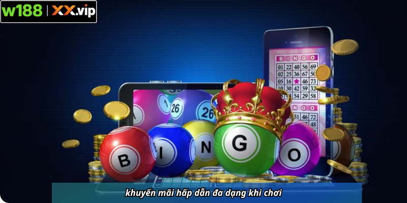 khuyến mãi hấp dẫn đa dạng khi chơi